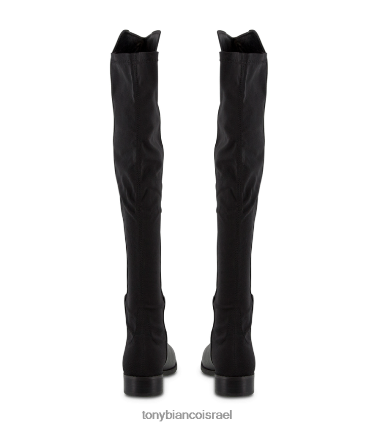 מגפיים בגובה הברך | נשים שחור לוקס/שחור מיקרו סטרץ\ Tony Bianco Panache מגפיים ארוכים 8BNR8T458